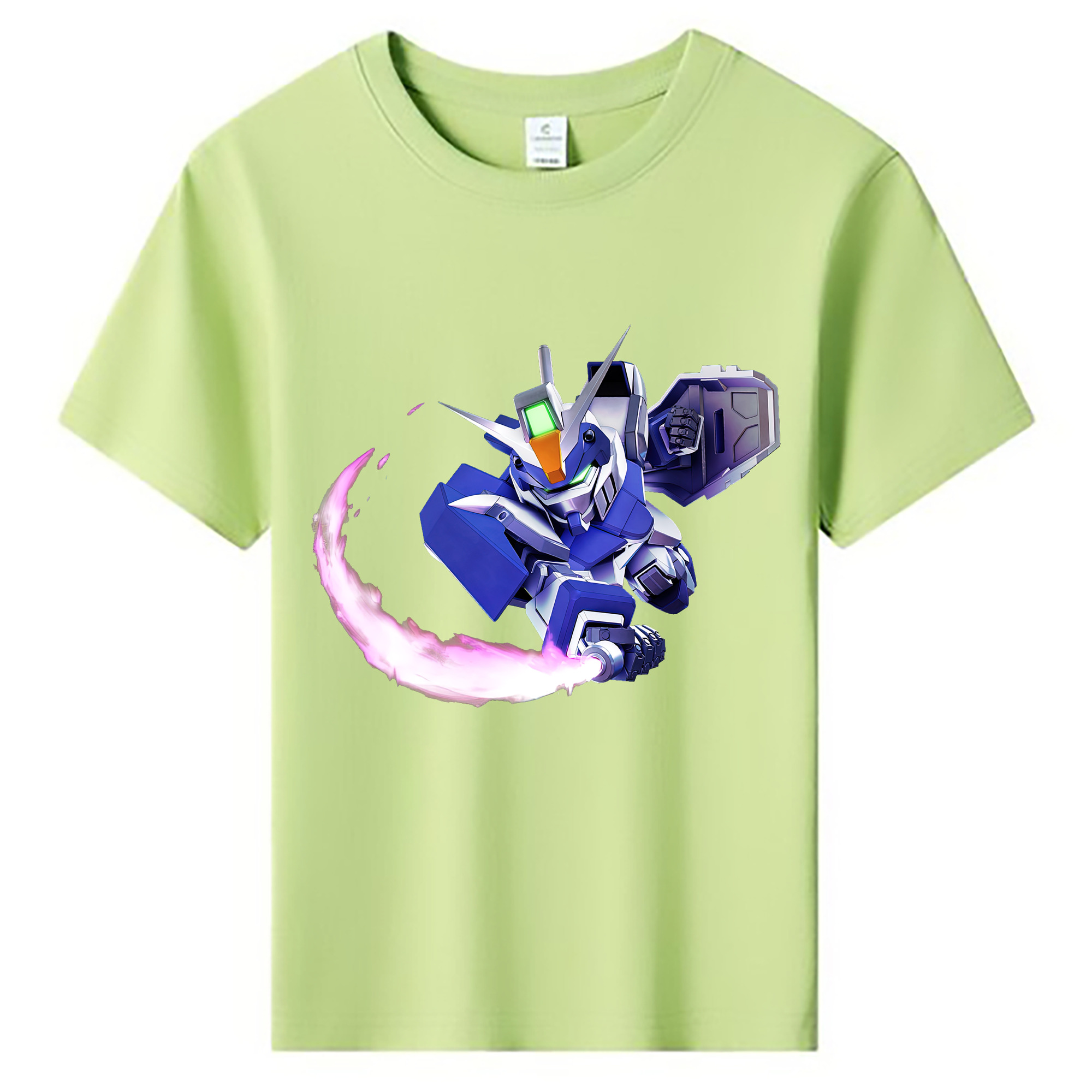 （画像用） 機動戦士ガンダム Mobile Suit Gundam 綿100％キッズTシャツ（フロントプリント）
